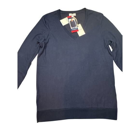 Lucky Brand V-Neck Sweater Blue Size M - Picture 1 of 7